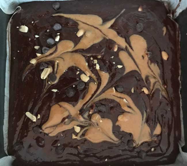 Gluten Free Peanut Butter Brownies