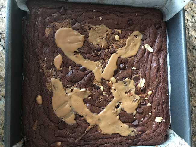 Gluten Free Peanut Butter Brownies