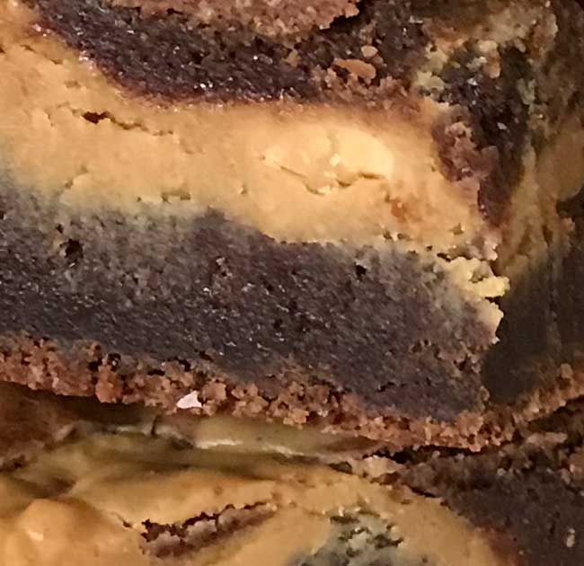 peanut butter swirl brownies