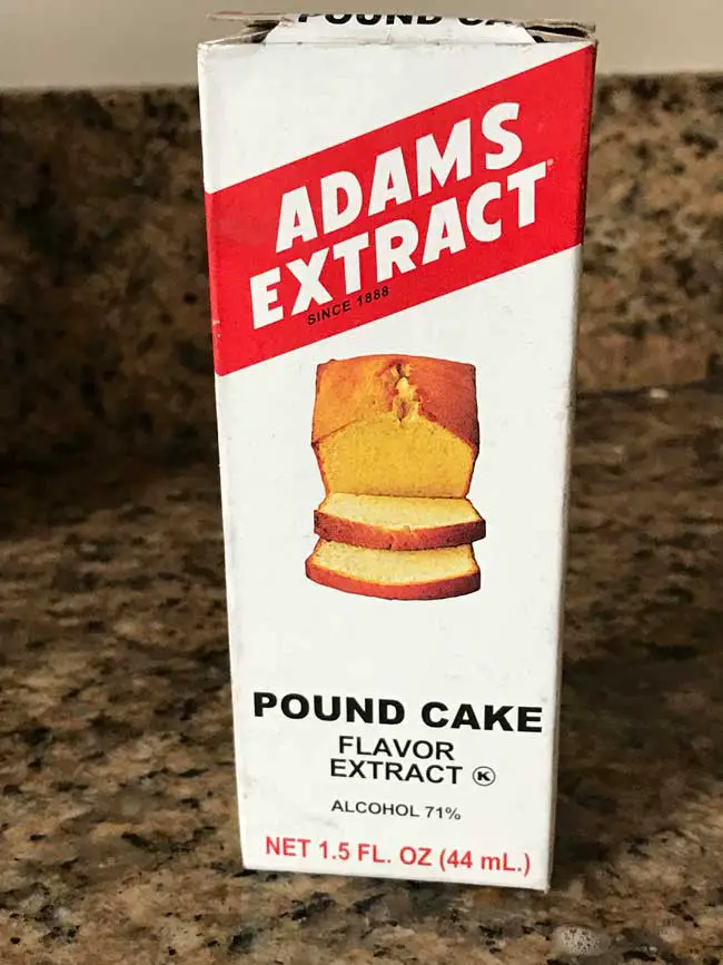 Adams Extract Pound Cake
