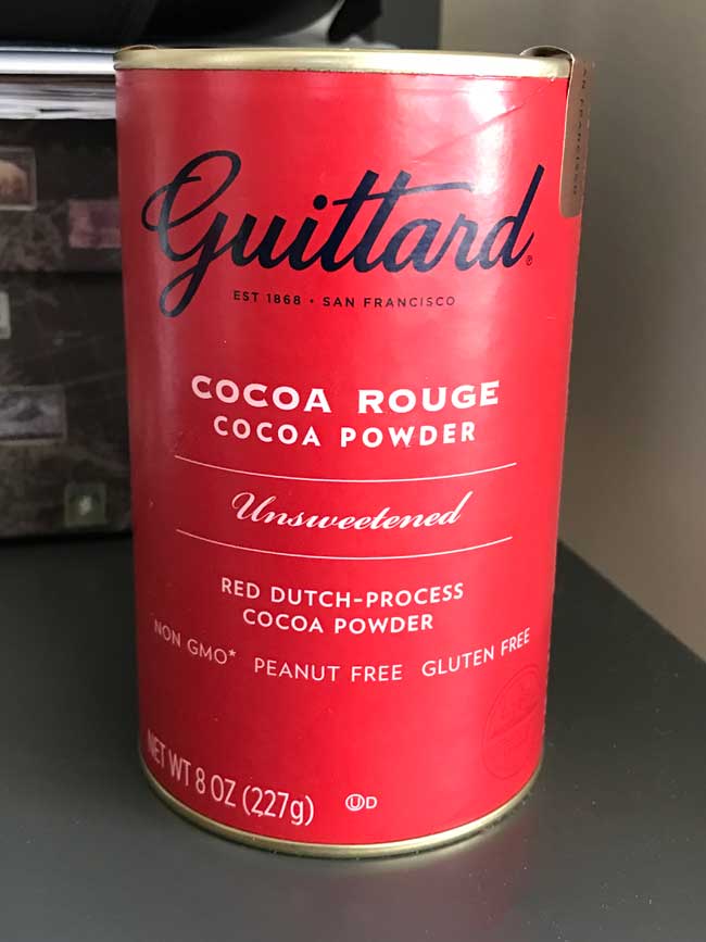 Cocoa Rouge for Chocolate Tofu Ice Cream