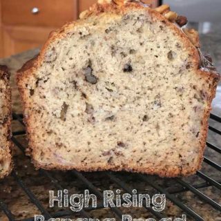 high rising banana bread