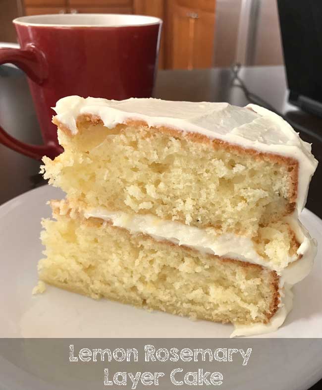 Lemon Rosemary Cake