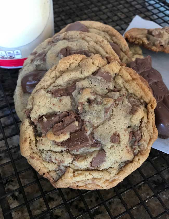 Malted Milk Chocolate Chunk Cookies