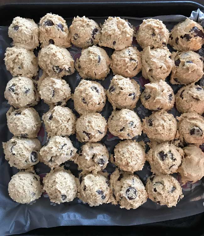 Browned Butter Chocolate Chip Dough Balls