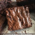 coconut sugar gluten free brownies