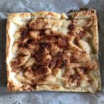 cinnamon pear cream cheese tart