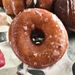 Instant yeast doughnuts with a really basic glaze.