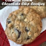 oatmeal tahini chocolate chip cookies