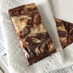 Tahini Swirl Brownies recipe for an 8-inch square pan.