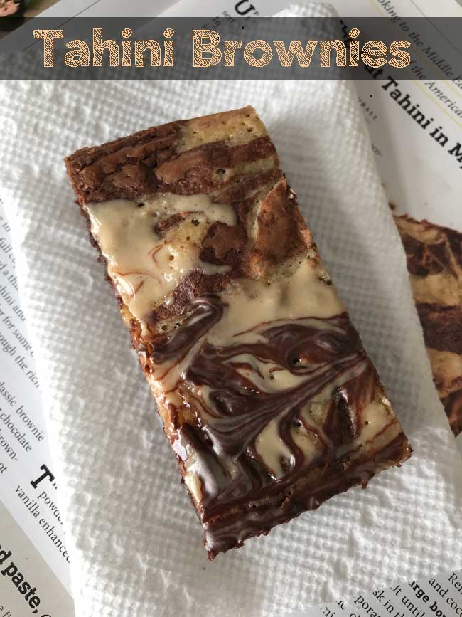 Tahini Brownies 1