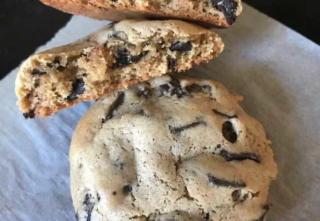 Tahini Chocolate Chip Cookies