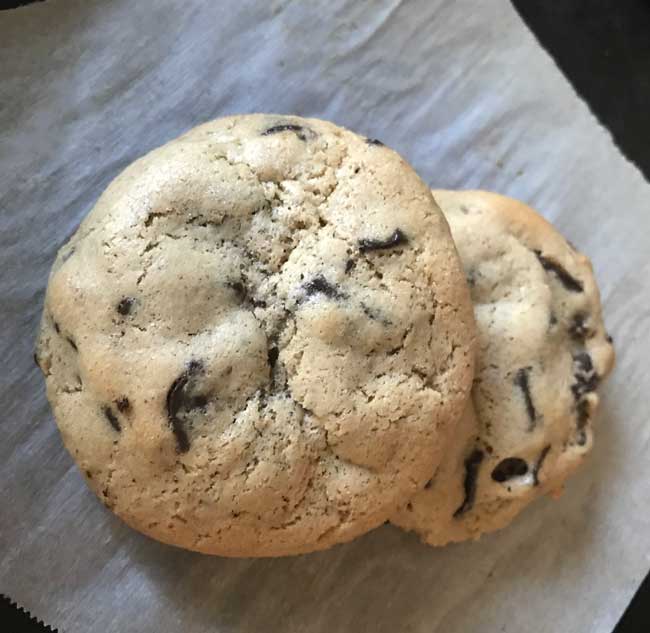 Tahini Chocolate Chip Cookies