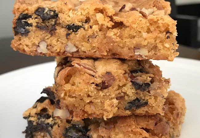 Chewy Marshmallow Blondies