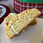 Eggnog flavored biscotti recipe that does not call for actual eggnog but rather the spices that go in it.