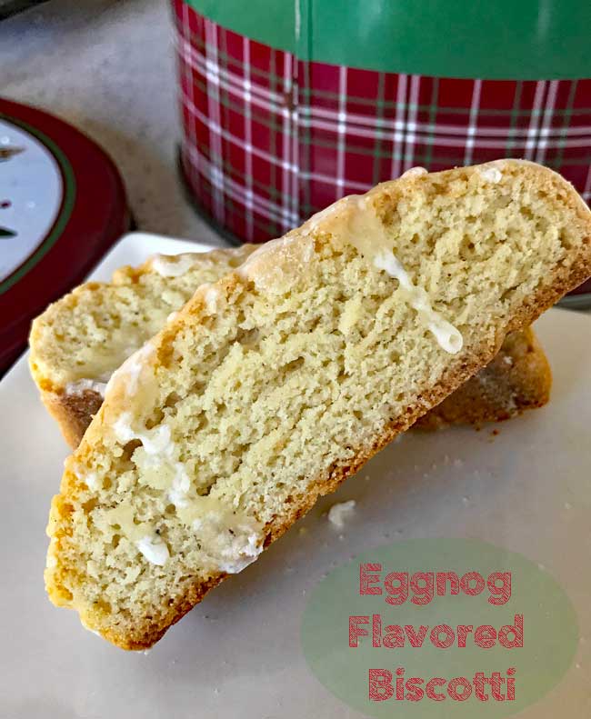 Eggnog Flavored Biscotti