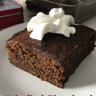 spicy dark gingerbread