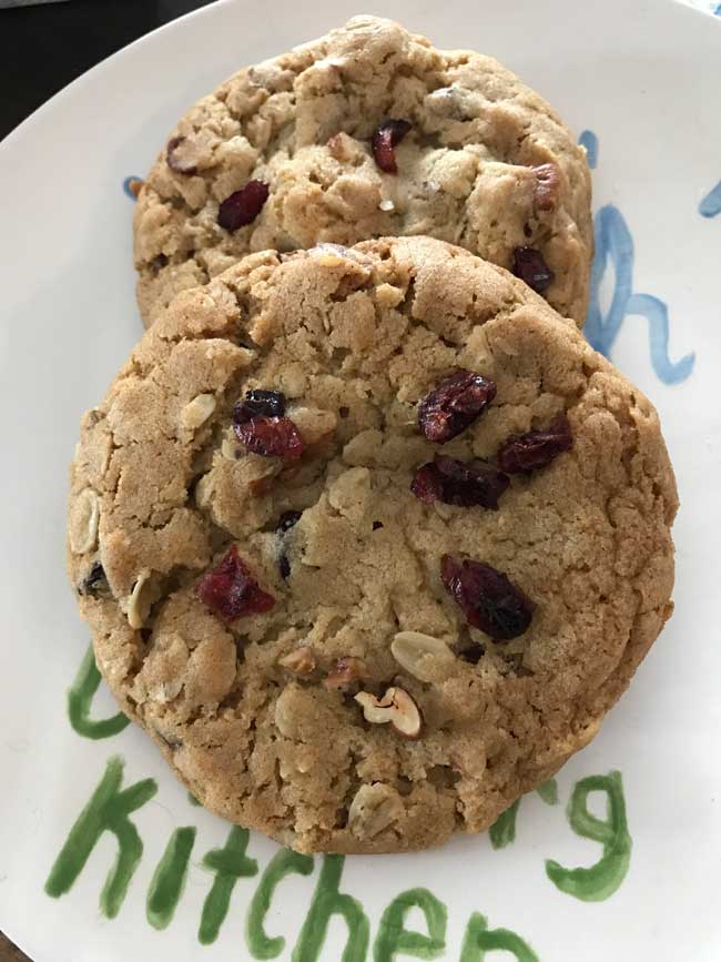 Chewy Honey Oatmeal Cookies