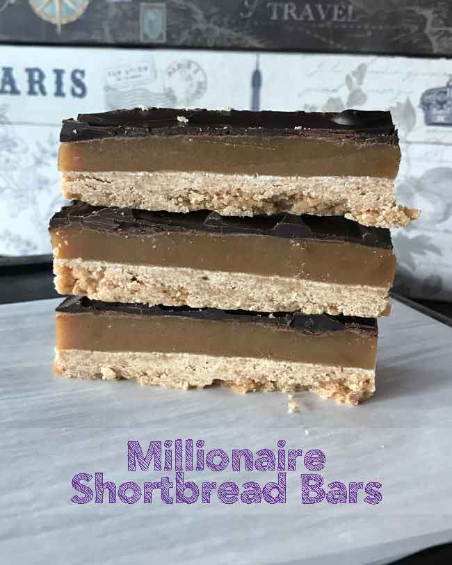 Roasted Flour Millionaire Shortbread Bars