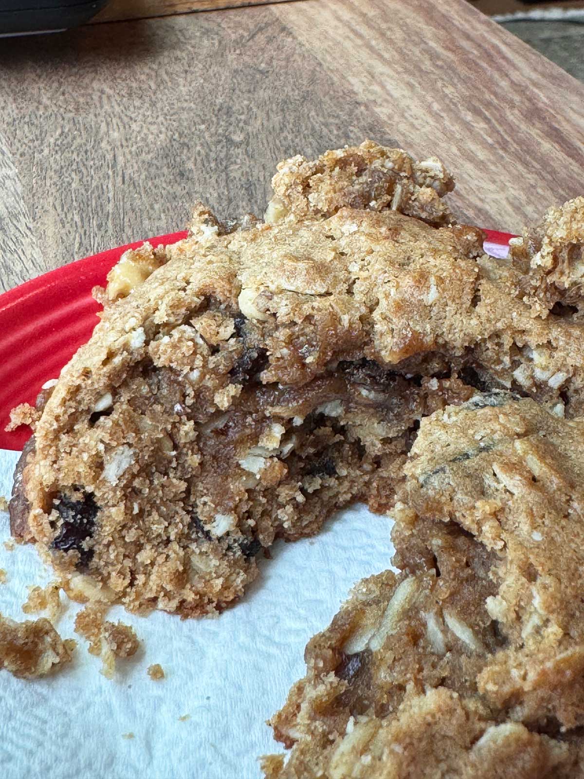 Roasted flour giant oatmeal cookies recipe