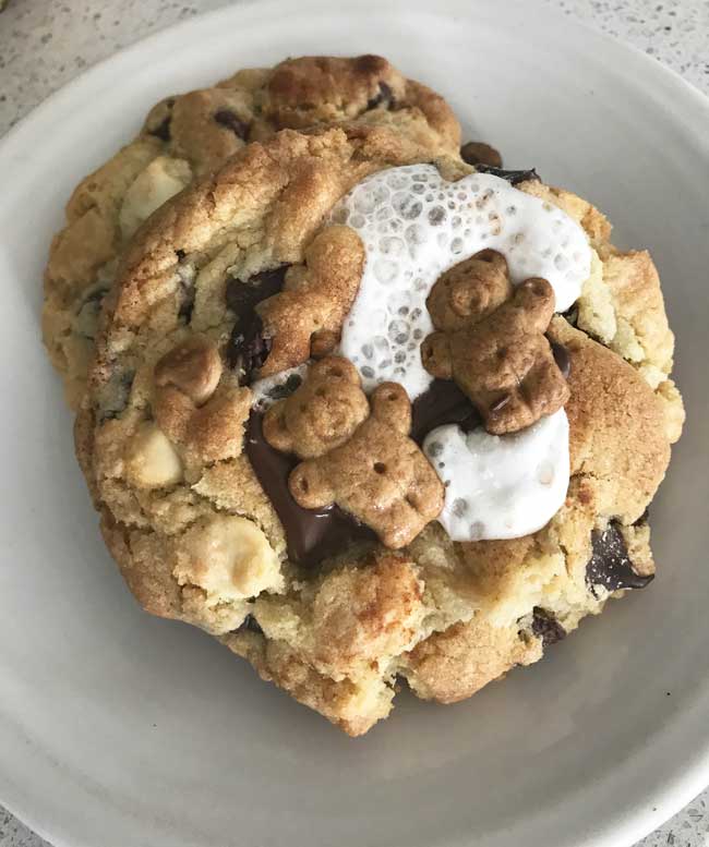 Muffin Top Pan S'mores Cookies - Cookie Madness