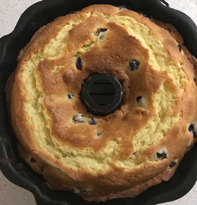 blueberry lime pound cake