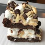 rocky road loaf pan brownies