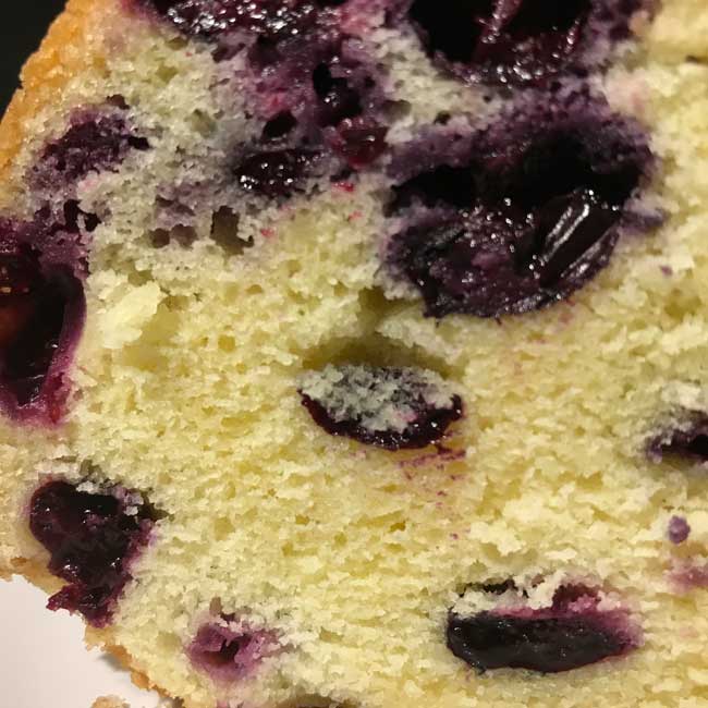 blueberry lime pound cake