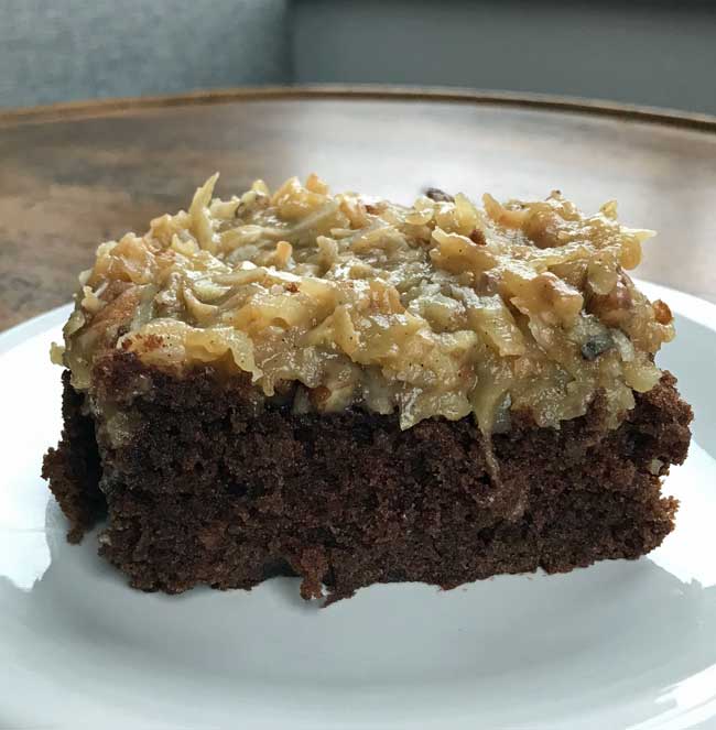 potluck german chocolate cake