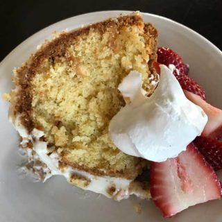 white chocolate bundt cake