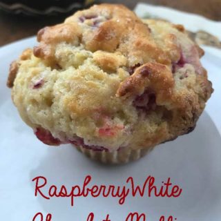 Raspberry White Chocolate Muffins