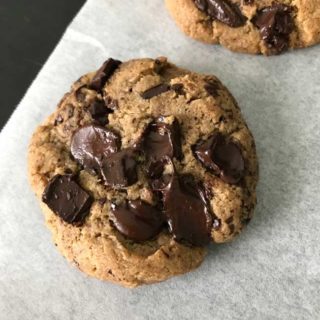 gluten-free vegan chocolate chunk cookies