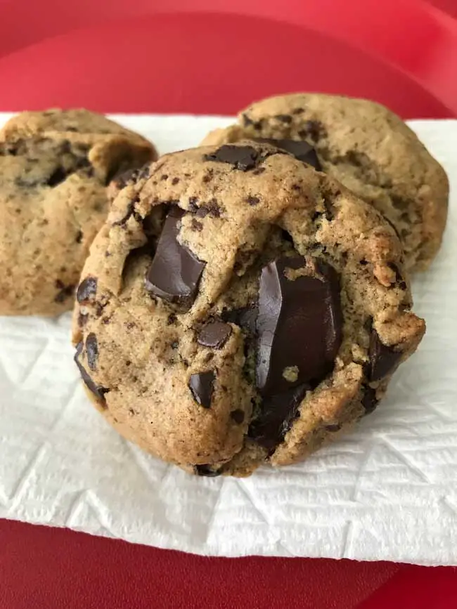 Gluten Free Vegan Chocolate Chunk Cookies