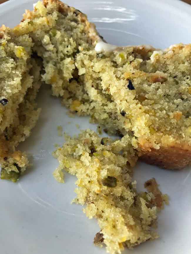 Vegan Lemon Pistachio Loaf