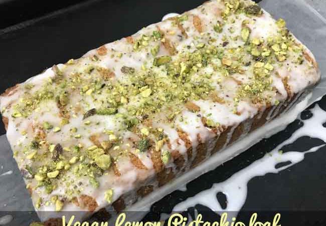 Vegan Lemon Pistachio Loaf