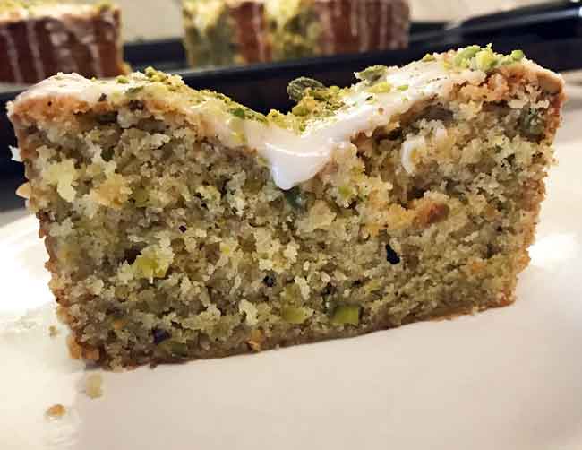 Vegan Lemon Pistachio Loaf