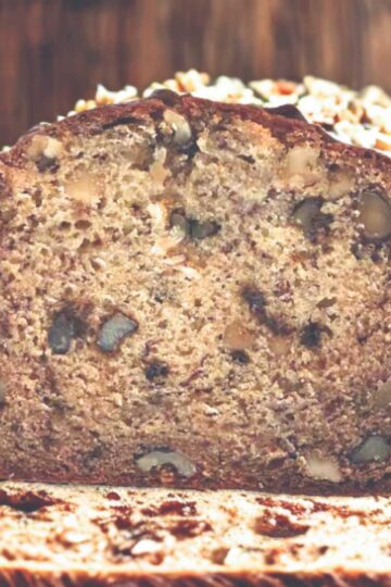 Diamond Walnut Banana Bread Recipe adapted from back of the bag.