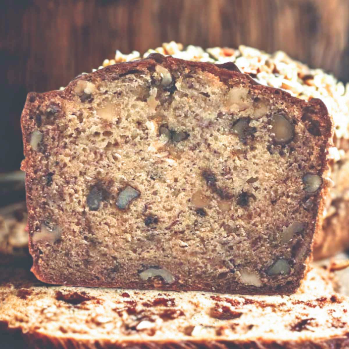 Diamond Walnut Banana Bread Recipe adapted from back of the bag.