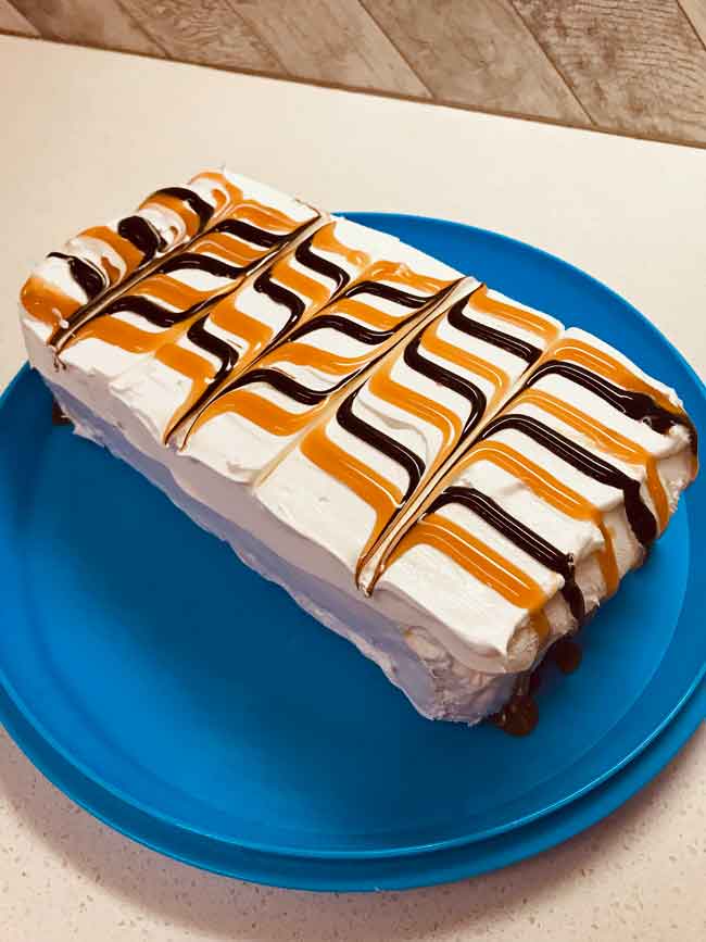 loaf pan ice cream sandwich cake