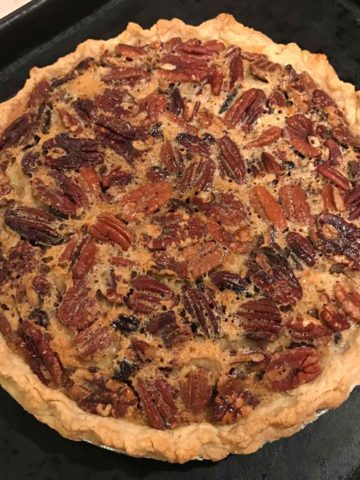 less sweet pecan pie