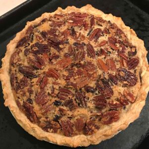 less sweet pecan pie