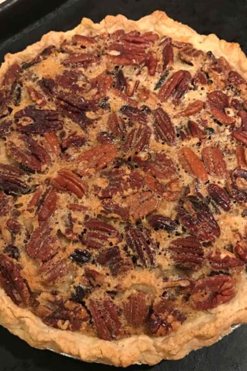 less sweet pecan pie