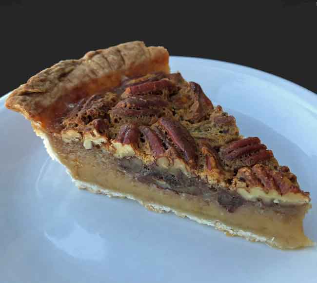 less sweet pecan pie