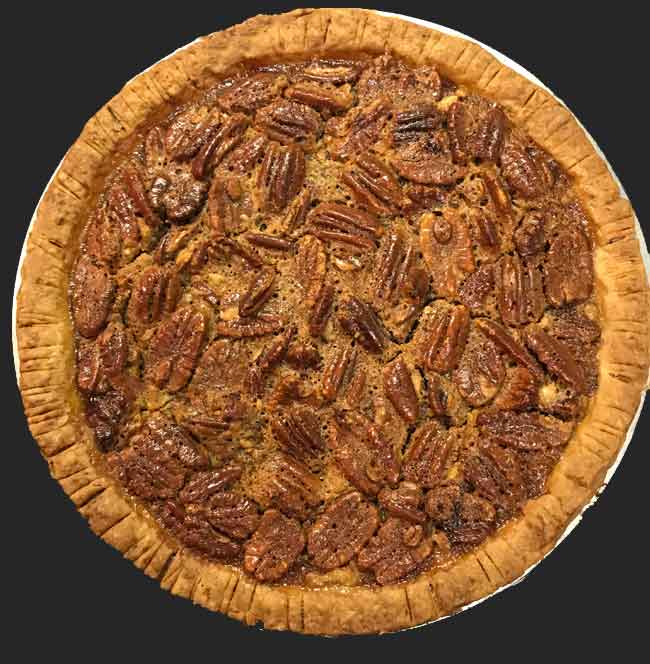 Less Sweet Pecan Pie