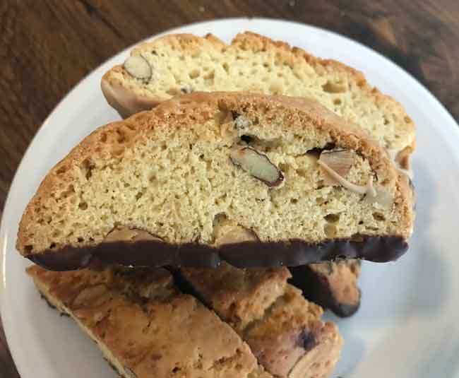 Salted Caramel Chips Biscotti