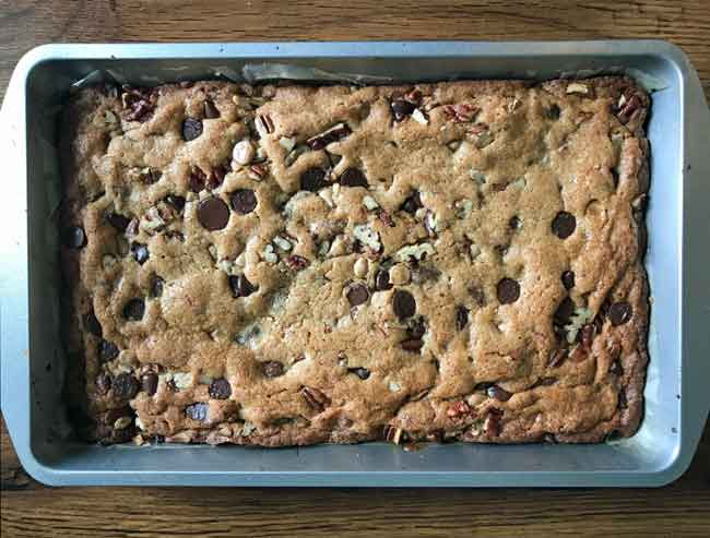 Malted Milk Blondies