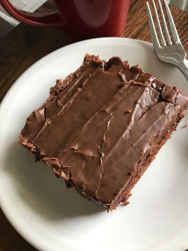 Small Texas Sheet Cake