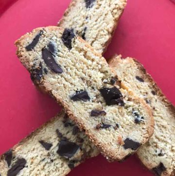 maple almond flour biscotti