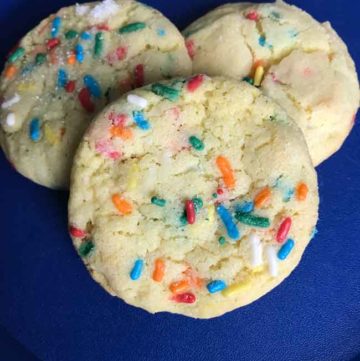 cake batter cookies