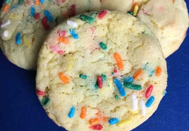 cake batter cookies